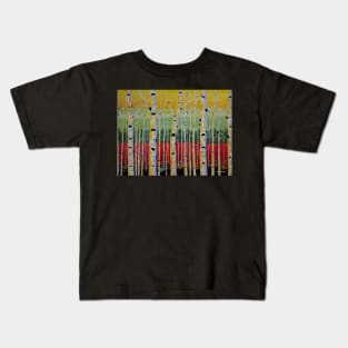 BIRCH Trees Landscape Painting Kids T-Shirt